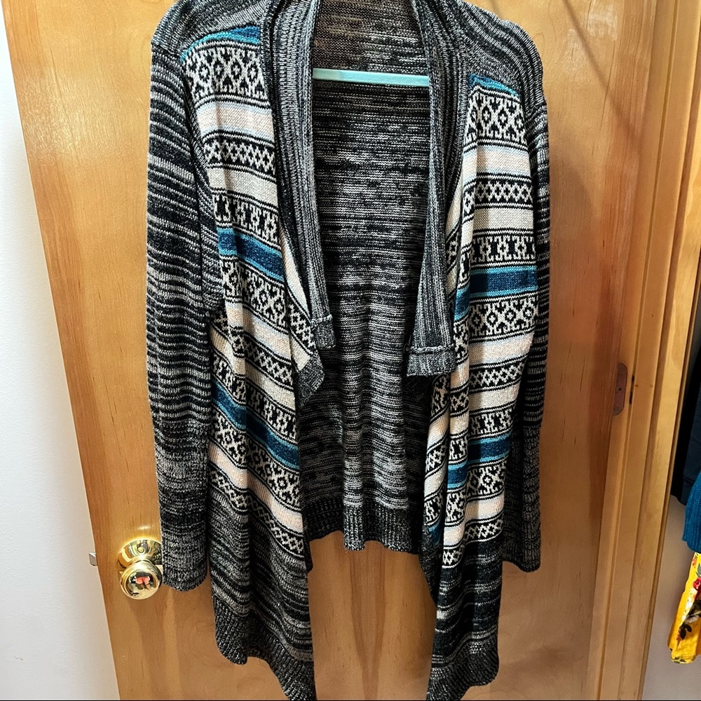 EFFeci Women’s Plus Size 2X Western Cardigan Sweater